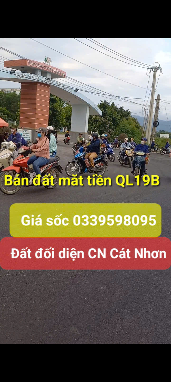 Cơ hội vàng mua đất mặt tiền QL19B - Đối diện KCN Cát Nhơn, Phù Cát - SHR full thổ - giá cực mềm - Ảnh 1